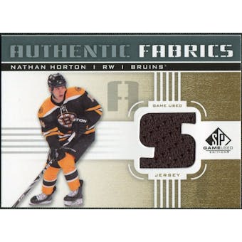 2011/12 Upper Deck SP Game Used Authentic Fabrics Gold #AFNH3 Nathan Horton S C