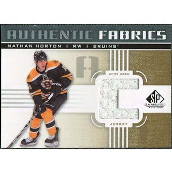 2011/12 Upper Deck SP Game Used Authentic Fabrics Gold #AFNH1 Nathan Horton C C