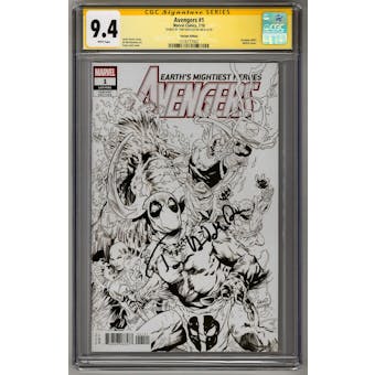 Avengers #1 CGC 9.4 Tom Hiddleston Signature Series (Deadpool Variant) (W) *1518777002*