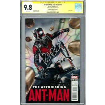 Astonishing Ant-Man #11 CGC 9.8 (W) Signed By Paul Rudd *1518784004*