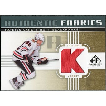 2011/12 Upper Deck SP Game Used Authentic Fabrics Gold #AFPK3 Patrick Kane K C