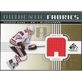 2011/12 Upper Deck SP Game Used Authentic Fabrics Gold #AFPK1 Patrick Kane A C