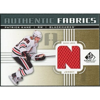 2011/12 Upper Deck SP Game Used Authentic Fabrics Gold #AFPK4 Patrick Kane N C