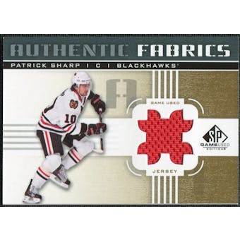 2011/12 Upper Deck SP Game Used Authentic Fabrics Gold #AFPS1 Patrick Sharp # B