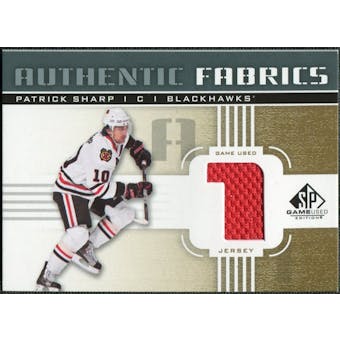 2011/12 Upper Deck SP Game Used Authentic Fabrics Gold #AFPS2 Patrick Sharp 1 C