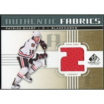 2011/12 Upper Deck SP Game Used Authentic Fabrics Gold #AFPS3 Patrick Sharp 2 C