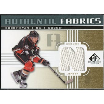 2011/12 Upper Deck SP Game Used Authentic Fabrics Gold #AFRY2 Bobby Ryan N C