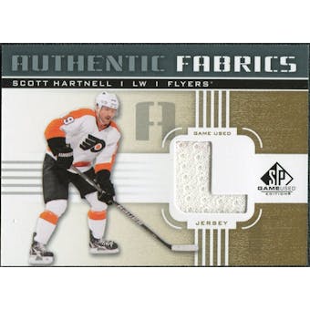 2011/12 Upper Deck SP Game Used Authentic Fabrics Gold #AFSH2 Scott Hartnell L C