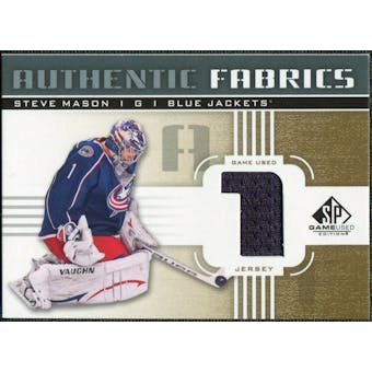 2011/12 Upper Deck SP Game Used Authentic Fabrics Gold #AFSM1 Steve Mason 1 D