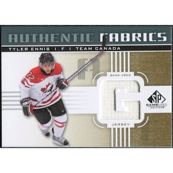 2011/12 Upper Deck SP Game Used Authentic Fabrics Gold #AFTE2 Tyler Ennis G D