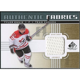 2011/12 Upper Deck SP Game Used Authentic Fabrics Gold #AFTE1 Tyler Ennis D C
