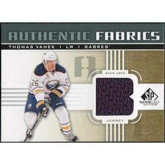 2011/12 Upper Deck SP Game Used Authentic Fabrics Gold #AFTV2 Thomas Vanek B C