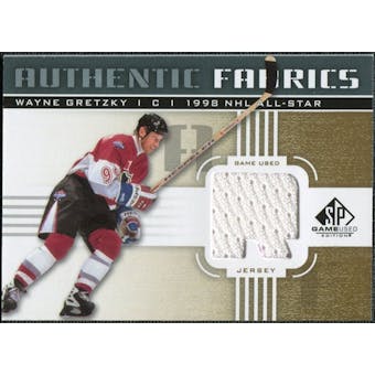 2011/12 Upper Deck SP Game Used Authentic Fabrics Gold #AFWG4 Wayne Gretzky R A