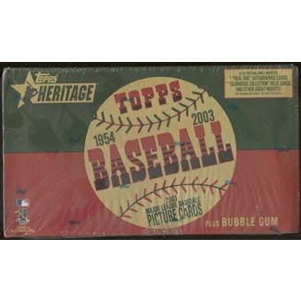 2003 Topps Heritage Baseball Retail Box