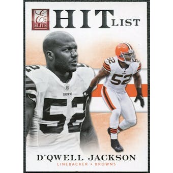 2012 Panini Elite Hit List #2 D'Qwell Jackson /999