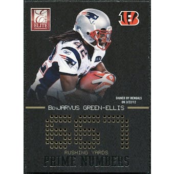 2012 Panini Elite Prime Numbers #6 BenJarvus Green-Ellis /999