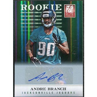 2012 Panini Elite Turn of the Century Autographs #130 Andre Branch Autograph /599