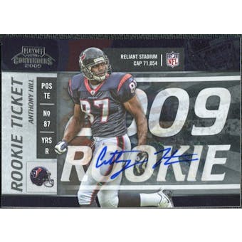 2009 Panini Playoff Contenders #139 Anthony Hill Autograph