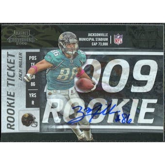 2009 Panini Playoff Contenders #172 Zach Miller Autograph