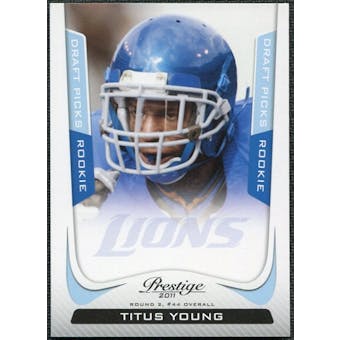 2011 Panini Prestige Draft Picks Light Blue #296 Titus Young /999