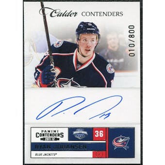 2011/12 Panini Contenders #209 Ryan Johansen RC Autograph 10/800