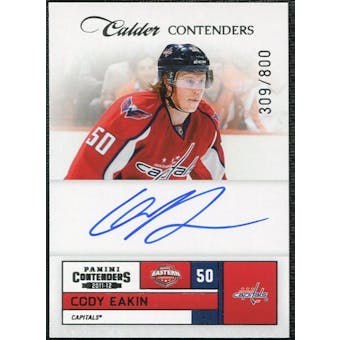 2011/12 Panini Contenders #257 Cody Eakin RC Autograph /800