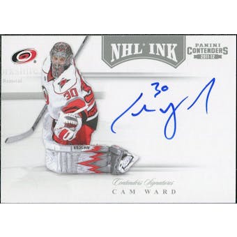 2011/12 Panini Contenders NHL Ink #8 Cam Ward Autograph