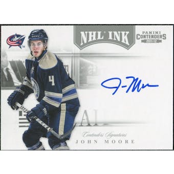 2011/12 Panini Contenders NHL Ink #13 John Moore Autograph