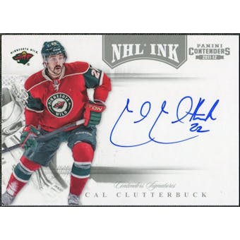 2011/12 Panini Contenders NHL Ink #26 Cal Clutterbuck Autograph