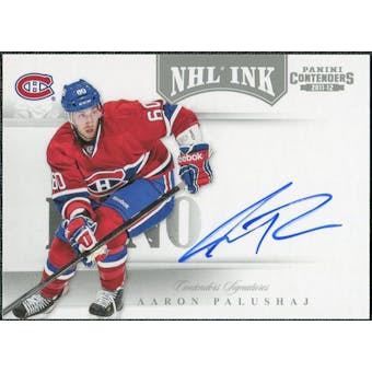 2011/12 Panini Contenders NHL Ink #30 Aaron Palushaj Autograph