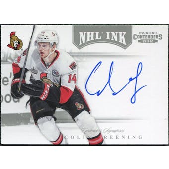 2011/12 Panini Contenders NHL Ink #40 Colin Greening Autograph