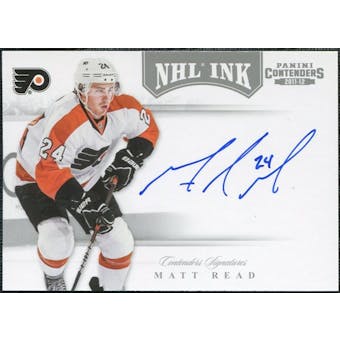 2011/12 Panini Contenders NHL Ink #49 Matt Read Autograph
