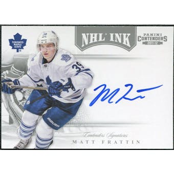 2011/12 Panini Contenders NHL Ink #59 Matt Frattin Autograph
