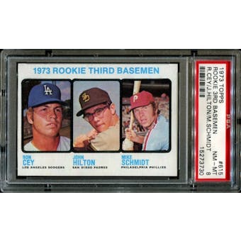 1973 Topps Baseball #615 Mike Schmidt Rookie PSA 8 (NM-MT) *3730