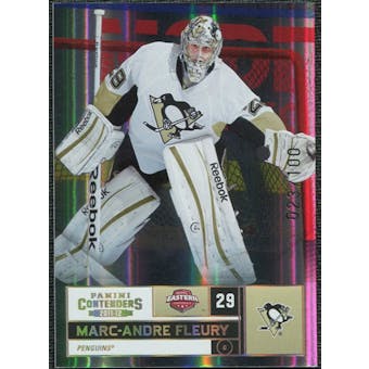 2011/12 Panini Contenders Gold #29 Marc-Andre Fleury /100