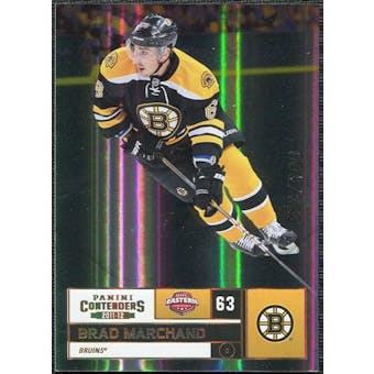 2011/12 Panini Contenders Gold #63 Brad Marchand /100