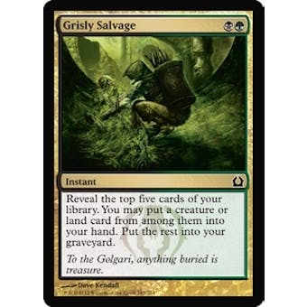 Magic the Gathering Return to Ravnica Single Grisly Salvage Foil