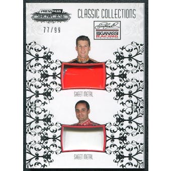 2012 Press Pass Showcase Classic Collections Memorabilia #CCMEGR Jamie McMurray Juan Pablo Montoya 77/99