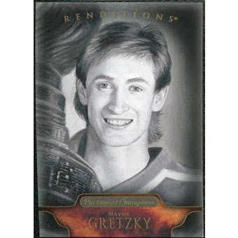2011/12 Upper Deck Parkhurst Champions #160 Wayne Gretzky Renditions Black & White