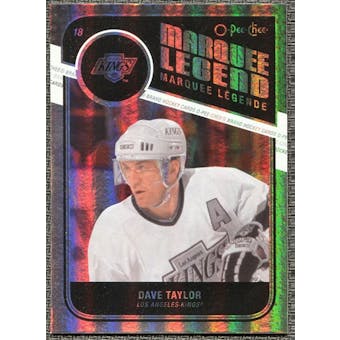 2011/12 Upper Deck O-Pee-Chee Rainbow #529 Dave Taylor Legends