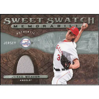 2009 Upper Deck Sweet Spot Swatches #JW Jered Weaver