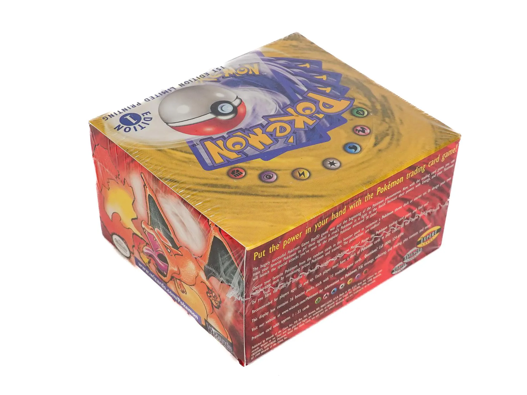 Pokemon Base Set 1 Booster Box 1st Edition Shadowless Limited Printing Cut in Shrink | DA Card World Pokemon Base Set 1 Booster Box 1st Edition Shadowless Limited Printing Cut in Shrink | DA Card World