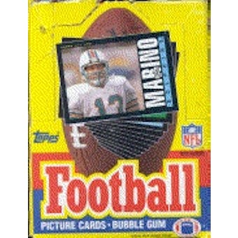 1985 Topps Football Wax Box
