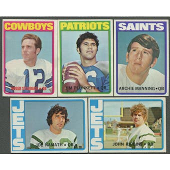 1972 Topps Football Complete Series 1 & 2 Set (No High Series) (EX-MT)