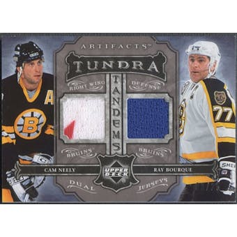 2006/07 Artifacts #TTCR Cam Neely & Ray Bourque Tundra Tandems Blue Jersey #03/25