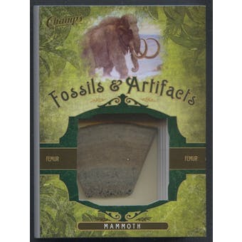 2011/12 Parkhurst Champions Fossils & Artifacts #FAMF Mammoth Femur