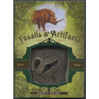 2011/12 Parkhurst Champions Fossils & Artifacts #FAWR Wooly Rhino Molar