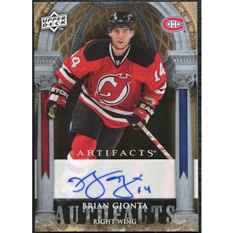 2009/10 Upper Deck Artifacts Autofacts #AFBG Brian Gionta Autograph