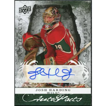 2008/09 Upper Deck Artifacts Autofacts #AFJH Josh Harding Autograph