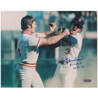 Bud Harrelson Autographed New York Mets 8x10 Photo (Steiner COA)